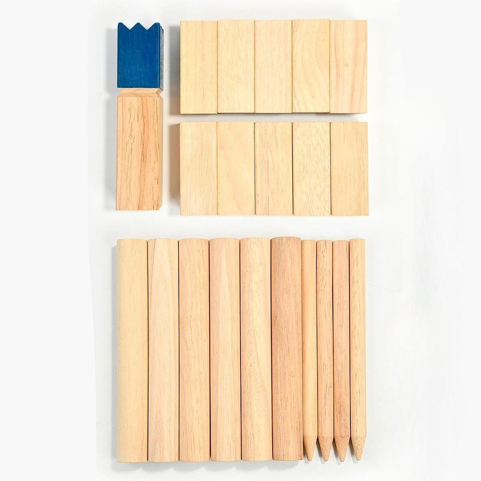 Kubb Game Yard - مجموعة لعبة الكوب الخشبية للحدائق والأنشطة