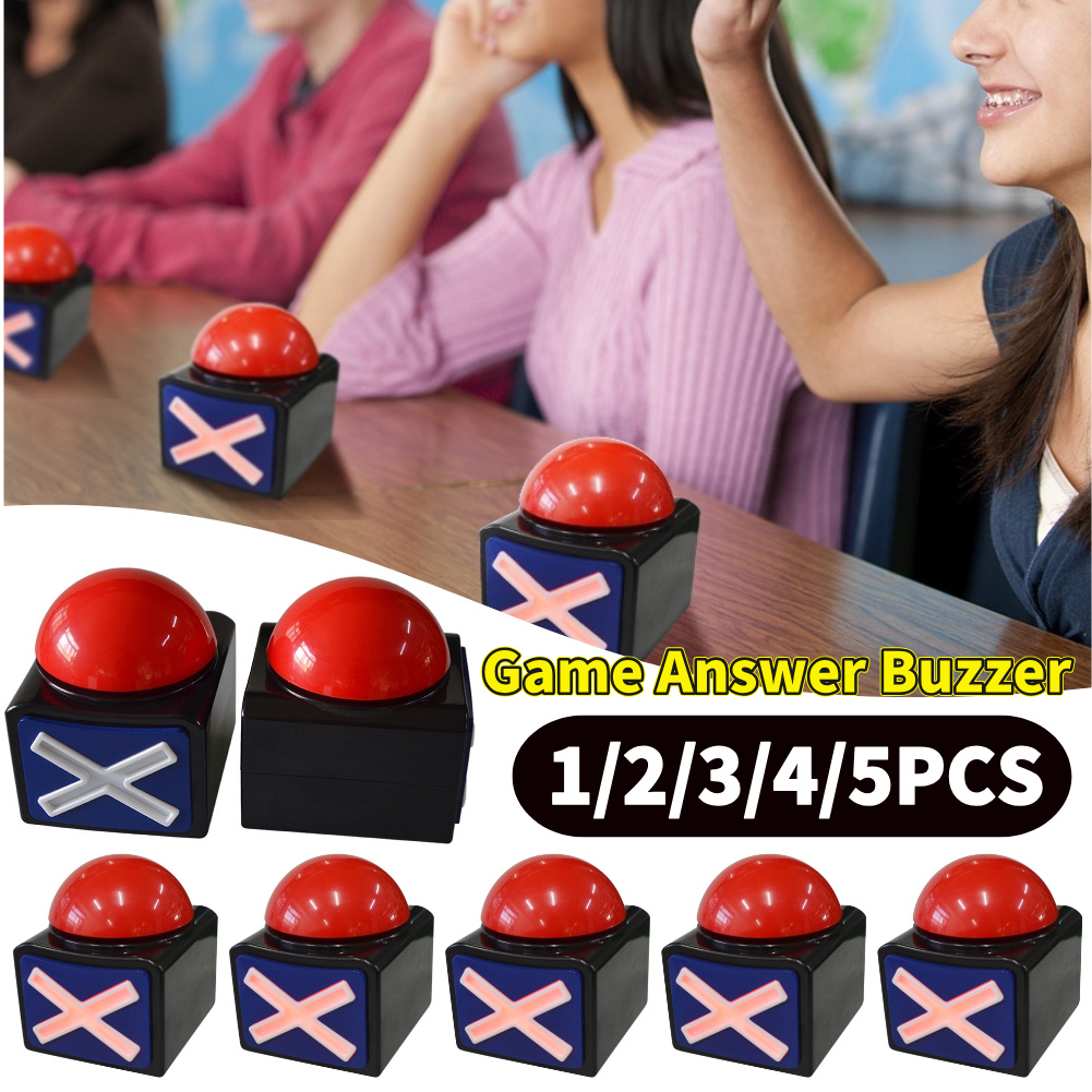 Party Games Quiz For Adults - 1-5 قطعة زر إنذار الجرس للإجابة