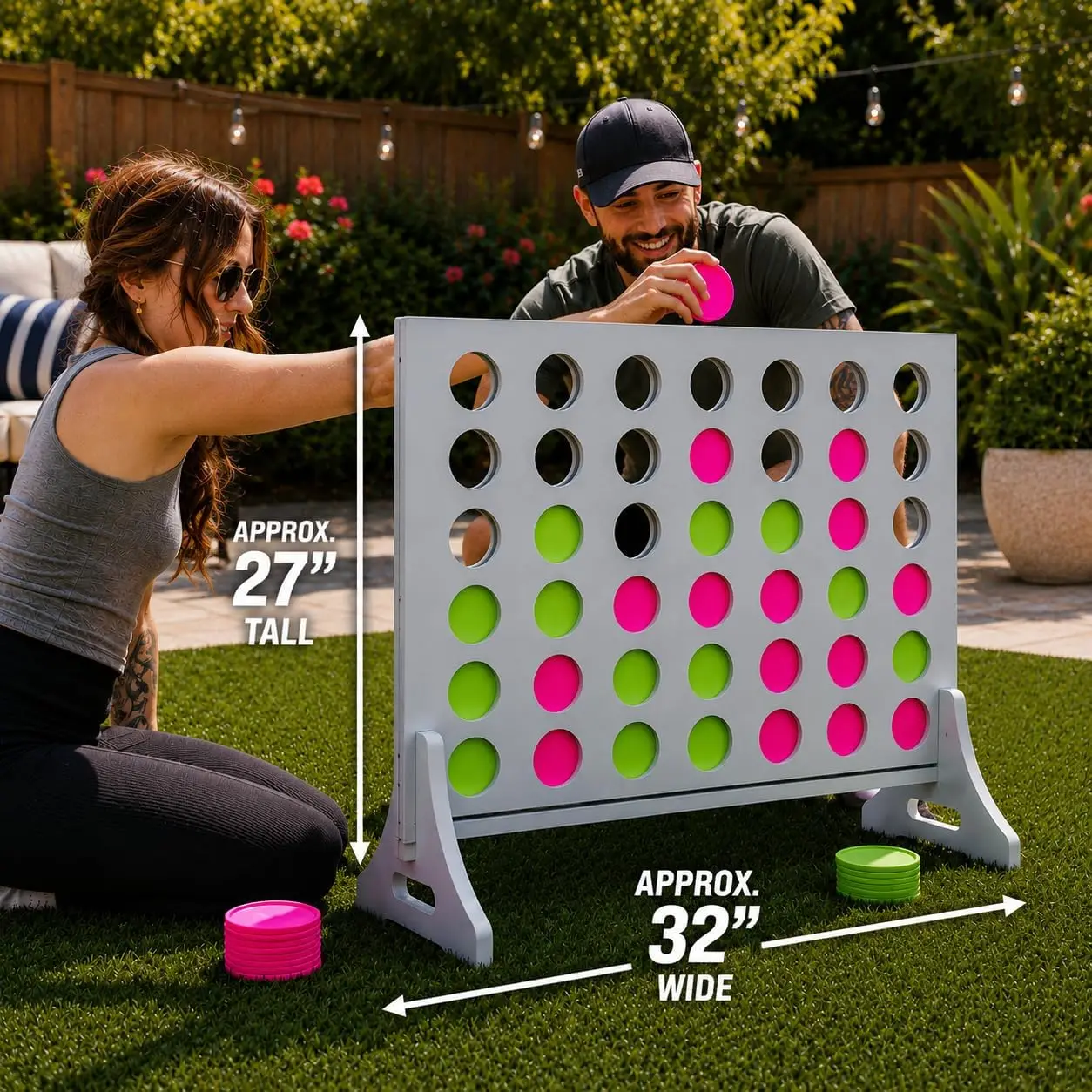لعبة أربعة في صف عملاقة للعائل - مراجعة Party Games Adults Indoor وسعره