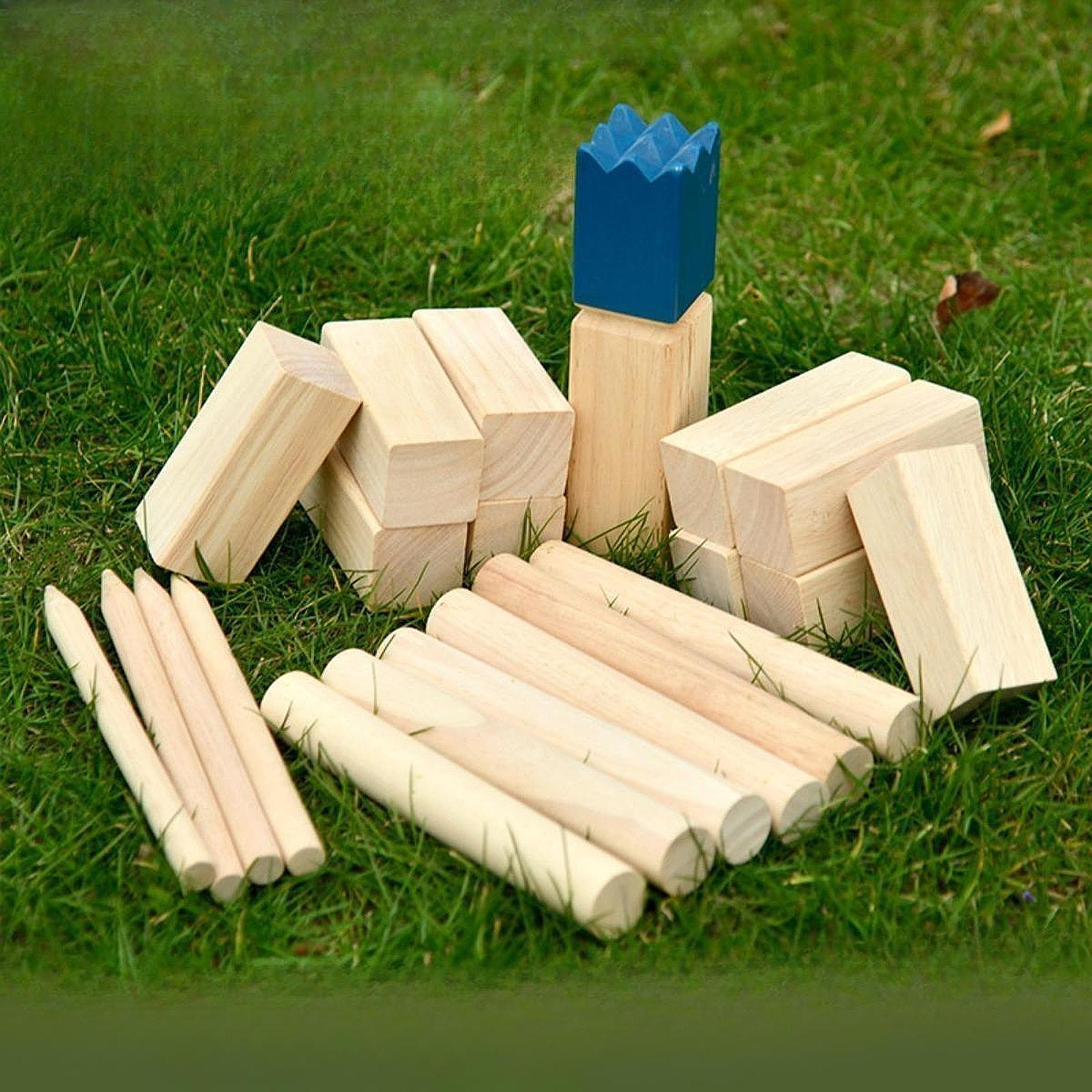لعبة رمي الكوب الخشبية للحديقة - مراجعة Kubb Game Yard وسعره