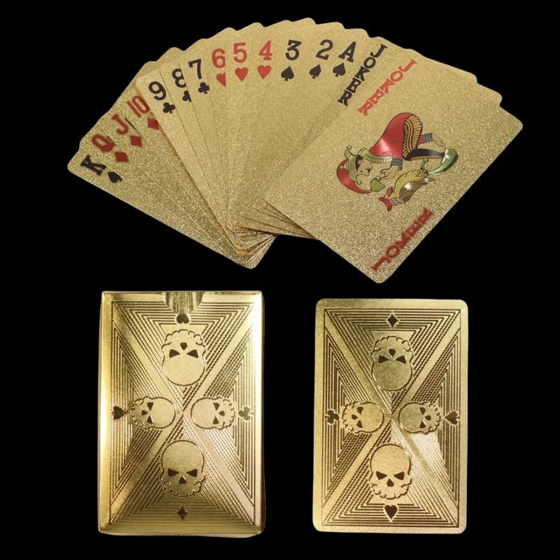 بطاقات بوكر جمجمة من رقائق الذ - مراجعة Party Games Using Playing Cards وسعره
