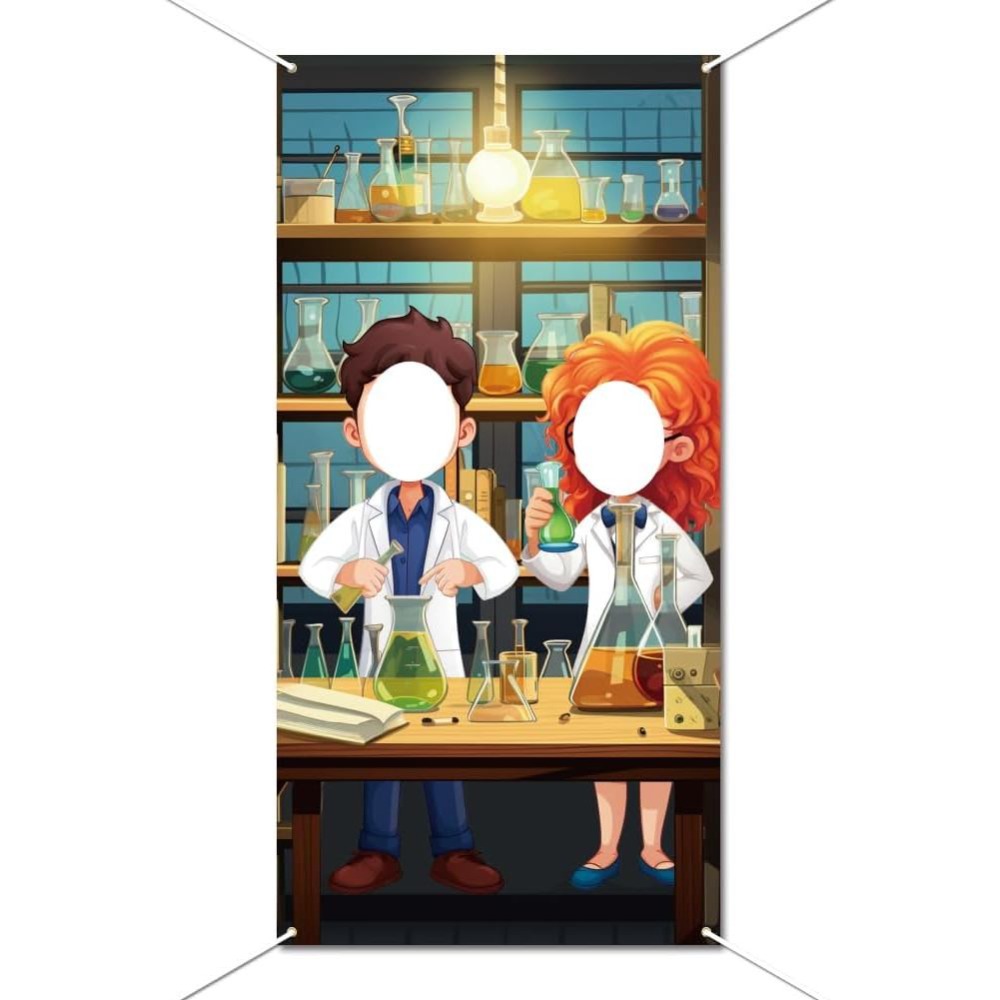 خلفية حفلة علمية، ديكور حفلة ا - مراجعة Party Games Lab وسعره
