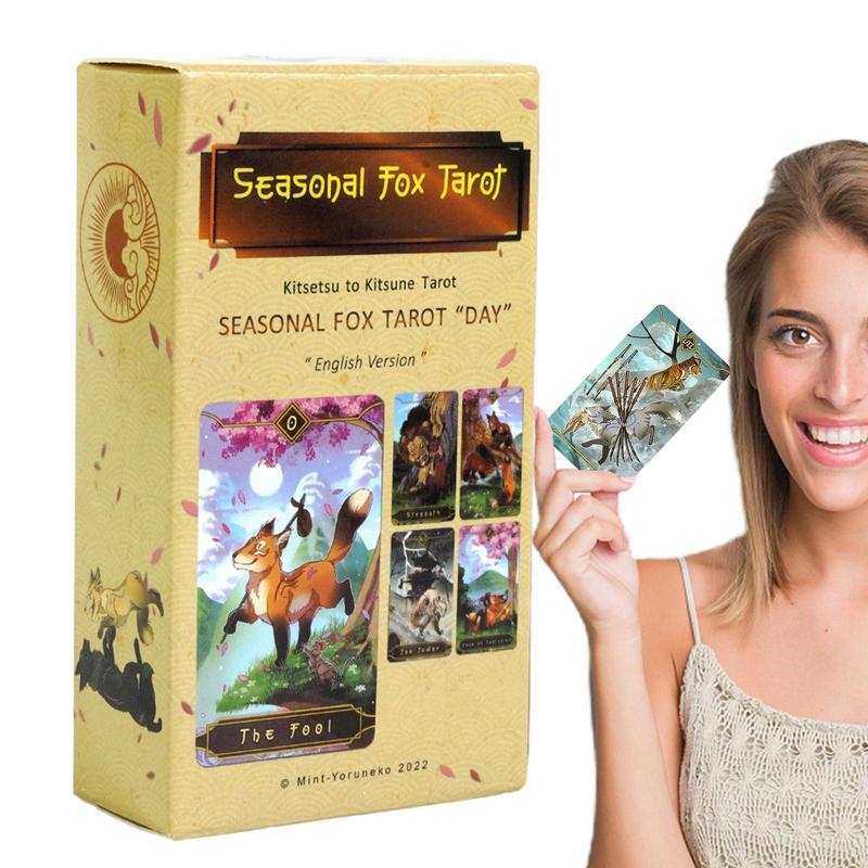 78 قطعة بطاقات التارو الموسمية - مراجعة Party Games Meaning وسعره