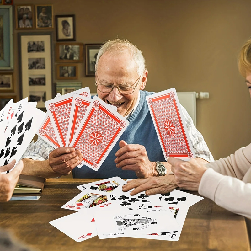 أوراق اللعب المتضخم جامبو 4x أ - مراجعة Party Games Juego وسعره
